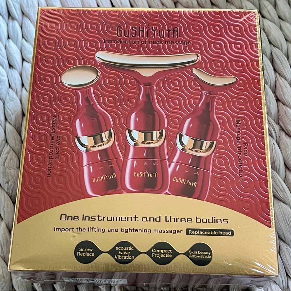 NEW! GUSHI YUTA Three-in-one Face Massager
